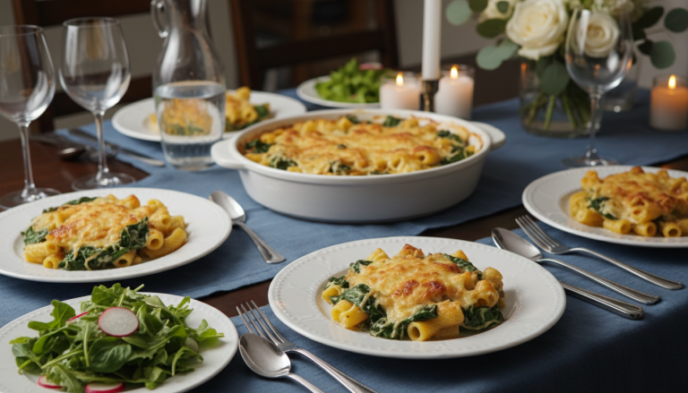 découvrez notre recette gourmande et saine de gratin de pâtes aux blettes, nappé d'une béchamel légère pour un plat savoureux et équilibré.
