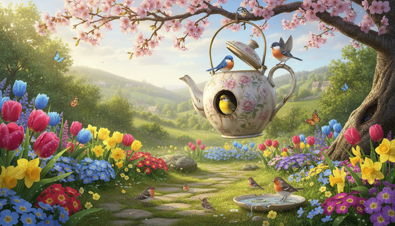 découvrez comment réutiliser vos ustensiles de cuisine pour créer un nichoir unique et écologique, idéal pour accueillir les oiseaux au printemps.