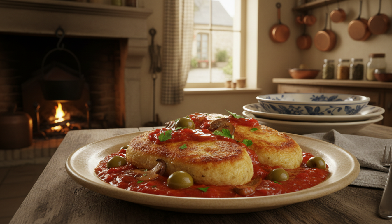 savourez les quenelles dauphinoises, spécialité gourmande nappée d'une sauce tomate riche et délicieuse, pour un voyage culinaire authentique.