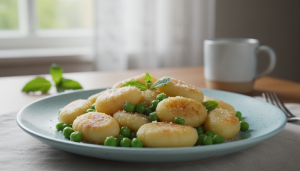 découvrez notre recette simple et délicieuse de gnocchis doux aux petits pois, parfaite pour un repas savoureux et réconfortant.