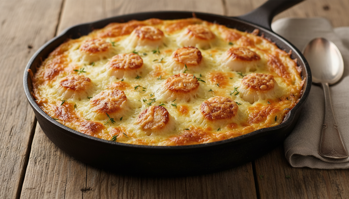 découvrez notre recette facile de gratin de poireaux aux saint-jacques, idéale pour un dîner de fête savoureux et inoubliable. simple à préparer, ce plat raffiné ravira vos invités.