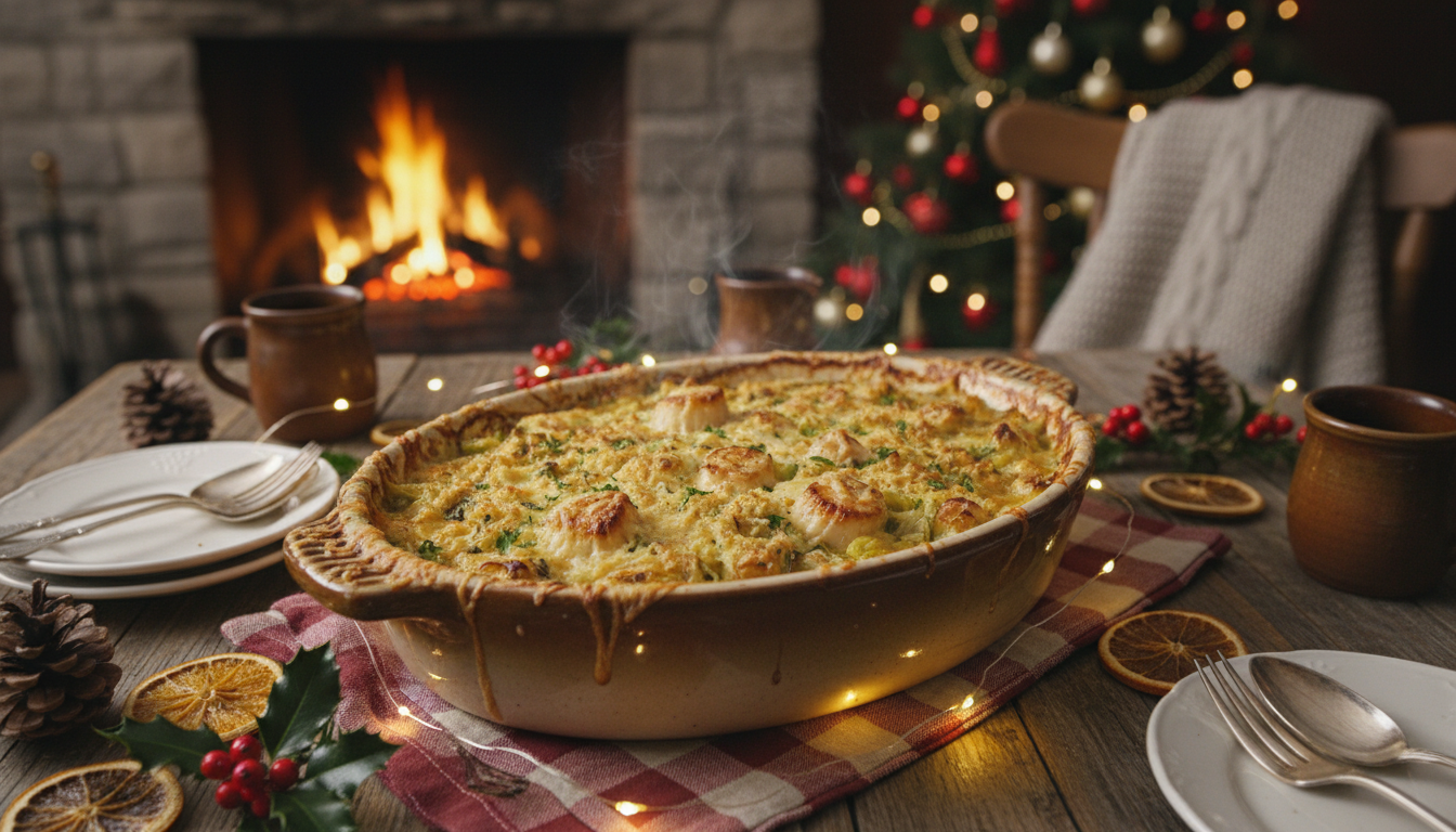 découvrez notre recette facile de gratin de poireaux aux saint-jacques, idéale pour un dîner de fête inoubliable alliant saveurs raffinées et simplicité.