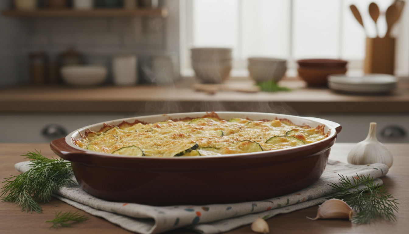 découvrez notre recette facile de gratin de courgettes fondant, idéale pour un dîner simple et chaleureux en famille ou entre amis.