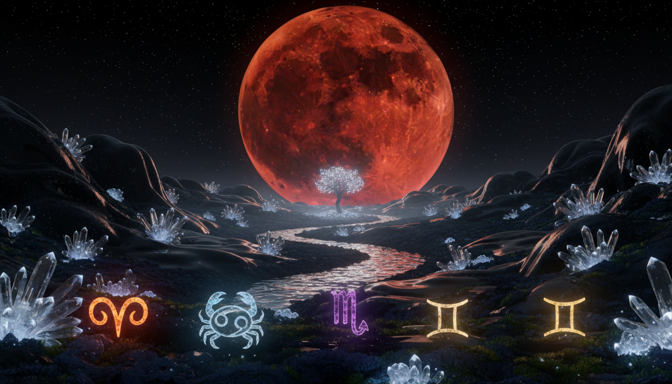 découvrez la lune de sang du 3 mars 2026, un phénomène rare offrant une renaissance intérieure unique. cette éclipse rouge intense apporte des opportunités exceptionnelles pour quatre signes astrologiques privilégiés.