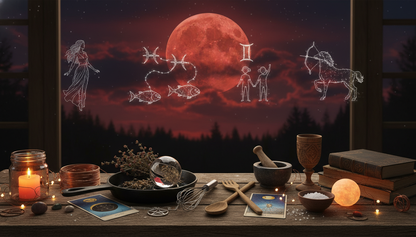 découvrez comment la lune de sang du 3 mars 2026 provoquera un puissant nettoyage intérieur, affectant profondément ces 4 signes du zodiaque. préparez-vous à une transformation intense et spirituelle.