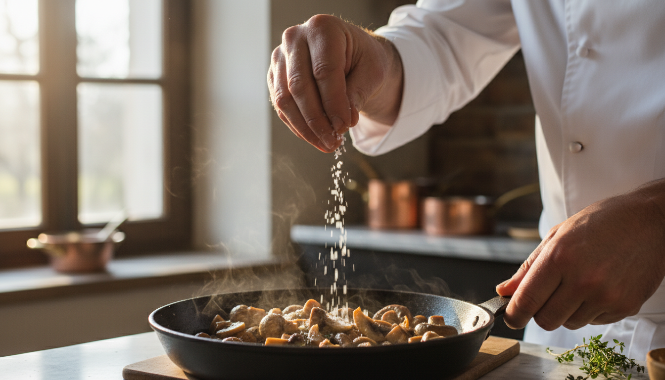 découvrez la technique secrète du chef etchebest pour saisir parfaitement les champignons et transformer leur jus en une caramélisation savoureuse qui sublime vos plats.