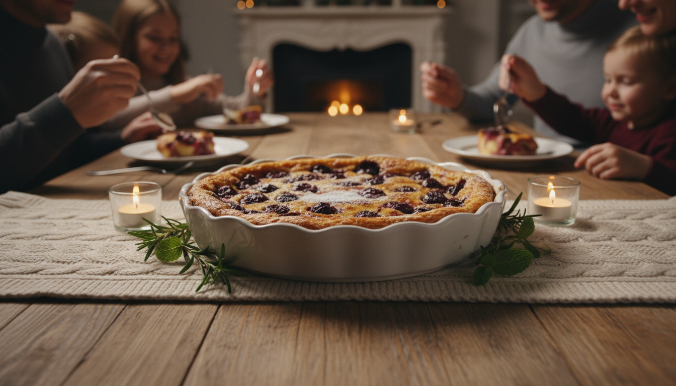 découvrez le clafoutis express qui a transformé mes desserts d'hiver en famille. simple, rapide et délicieux, c'est devenu le incontournable que je sers toujours à mes invités.