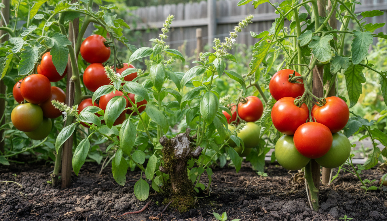 découvrez comment cette plante ancestrale peut protéger et favoriser la croissance de vos tomates au potager, pour des récoltes abondantes et savoureuses.