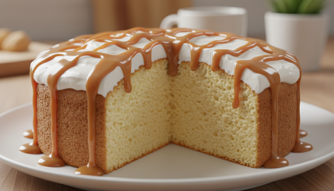 découvrez le trilèçe, le gâteau ultra fondant aux trois laits et caramel, la recette sensationnelle qui fait exploser tiktok de gourmandise.