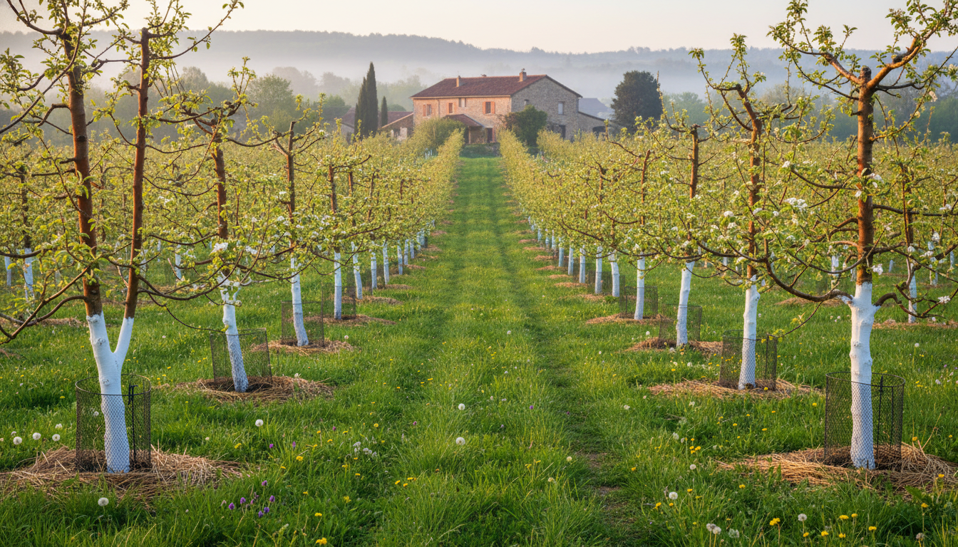 découvrez le véritable rôle de la teinte blanche appliquée sur les troncs au printemps, ses bienfaits pour les arbres et les secrets derrière cette pratique traditionnelle.