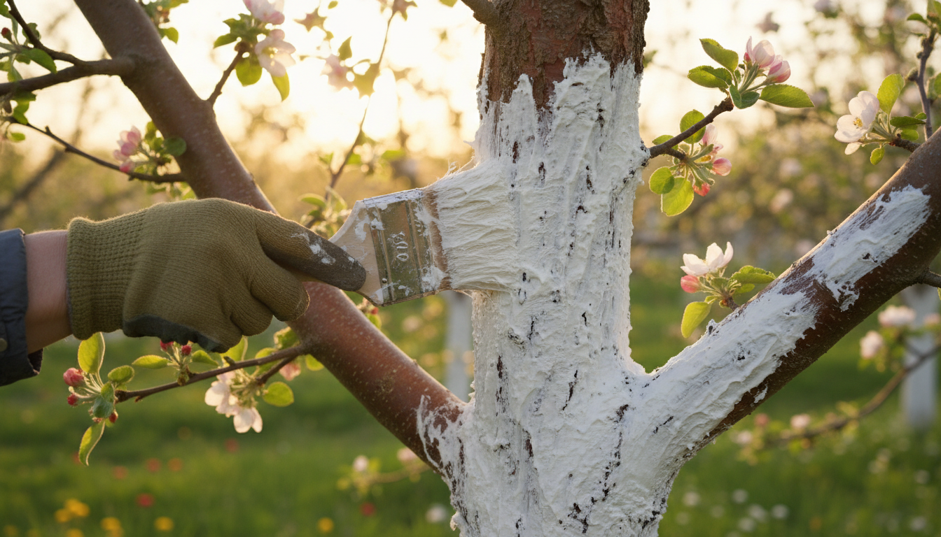 découvrez le véritable rôle de la teinte blanche appliquée sur les troncs au printemps, ses bienfaits et les secrets derrière cette pratique essentielle pour protéger vos arbres.