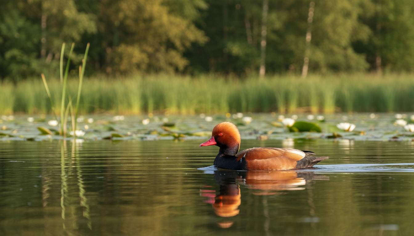 découvrez la nette rousse, un canard fascinant et emblématique de nos régions, à travers notre guide complet sur les oiseaux de nos contrées.