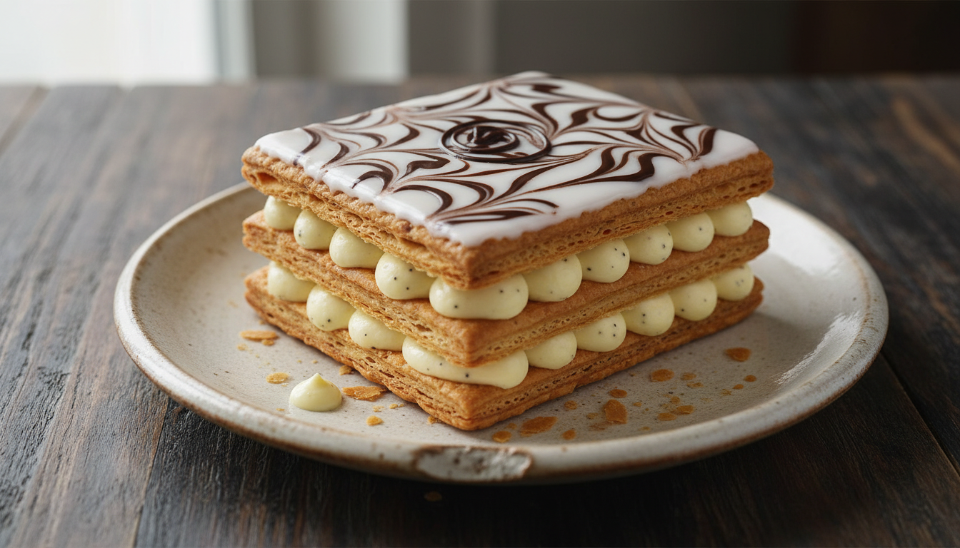 découvrez notre recette pas à pas pour réaliser un mille-feuille fait maison avec un feuilletage léger et parfait, idéal pour impressionner vos invités.