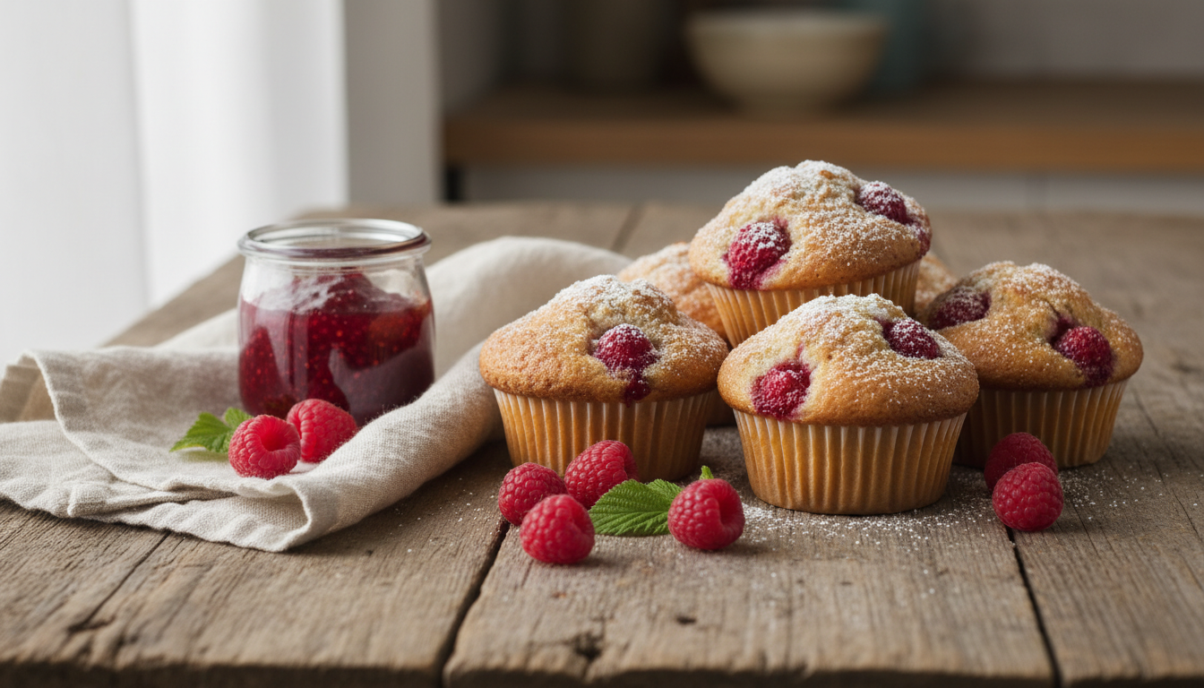 découvrez notre recette de muffins aux framboises, alliant légèreté et fraîcheur pour un plaisir gourmand et sain à chaque bouchée.
