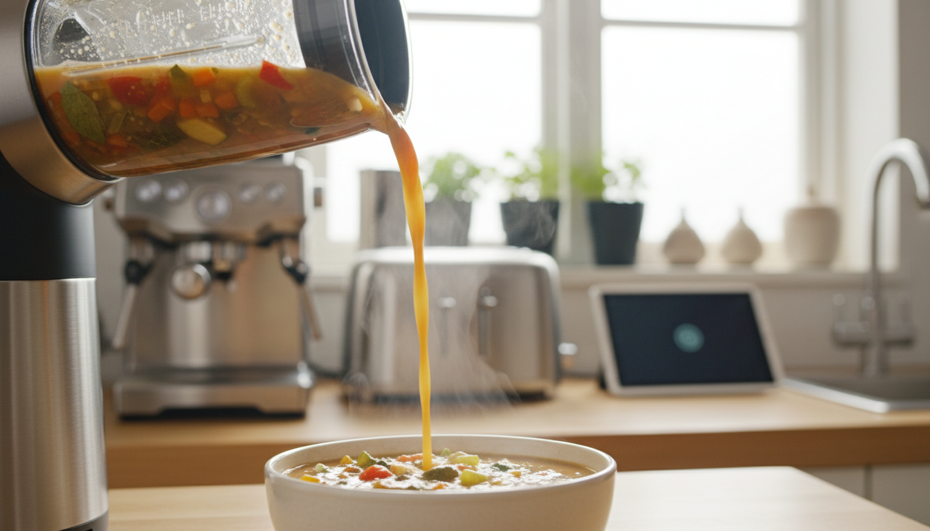 découvrez notre analyse complète du panasonic mx-hg4401kxe, un blender chauffant puissant et polyvalent, idéal pour préparer facilement soupes, sauces et smoothies.