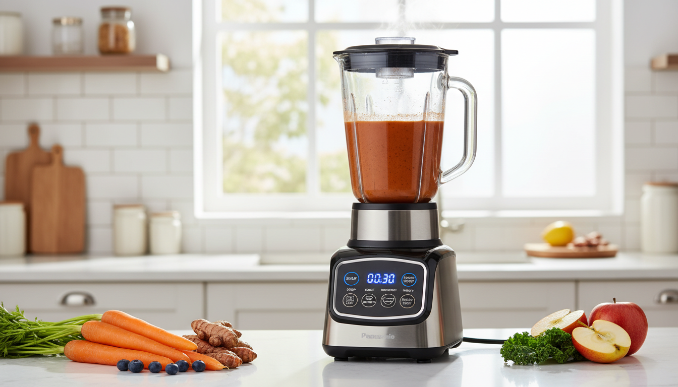 découvrez l'analyse complète du blender chauffant panasonic mx-hg4401kxe, alliant puissance et polyvalence pour des préparations variées et savoureuses.