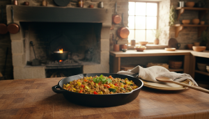 découvrez une poêlée de steak haché aux courgettes et poivrons au curry, un plat simple et rapide à préparer qui révèlera une explosion de saveurs surprenantes pour vos papilles.