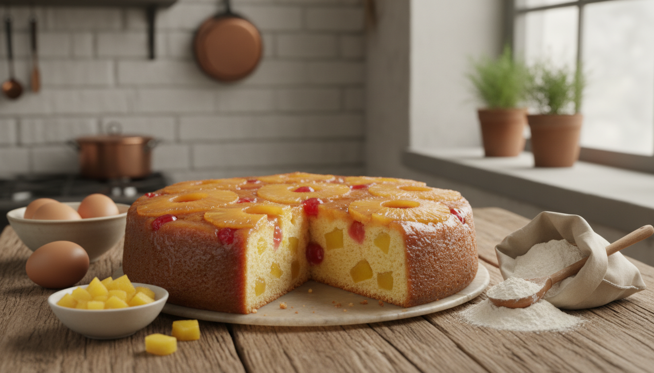 découvrez la recette ultra simple du gâteau à l’ananas qui fond délicieusement en bouche. pourquoi se compliquer la vie ? préparez ce dessert gourmand en un rien de temps !