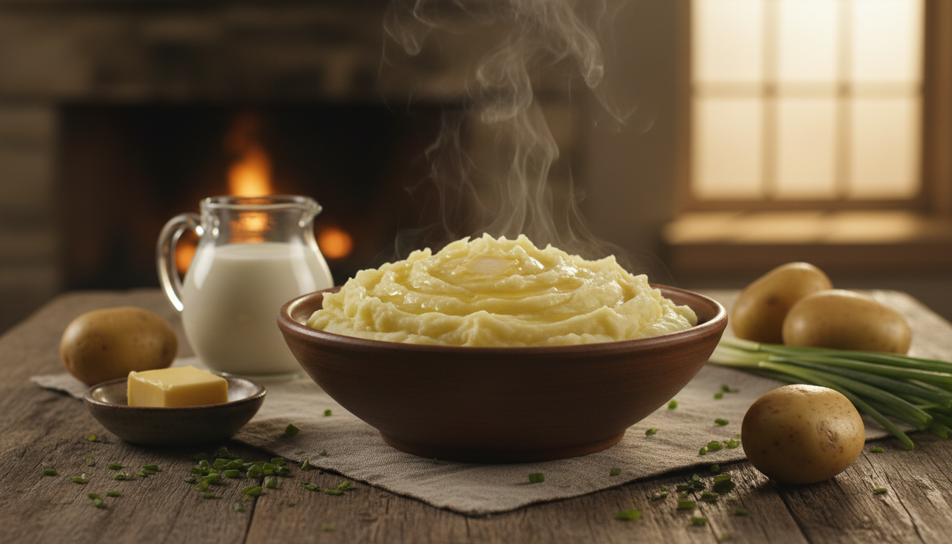 découvrez comment sublimer votre purée de pommes de terre maison avec une recette surprenante qui transforme ce plat traditionnel en un véritable cocon de douceur et de réconfort.