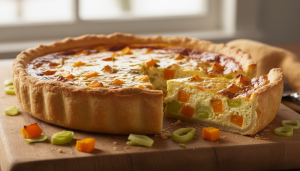 découvrez la quiche butternut-poireau, une délicieuse recette alliant fondant et croustillant, parfaite pour faire oublier la viande et régaler vos papilles.