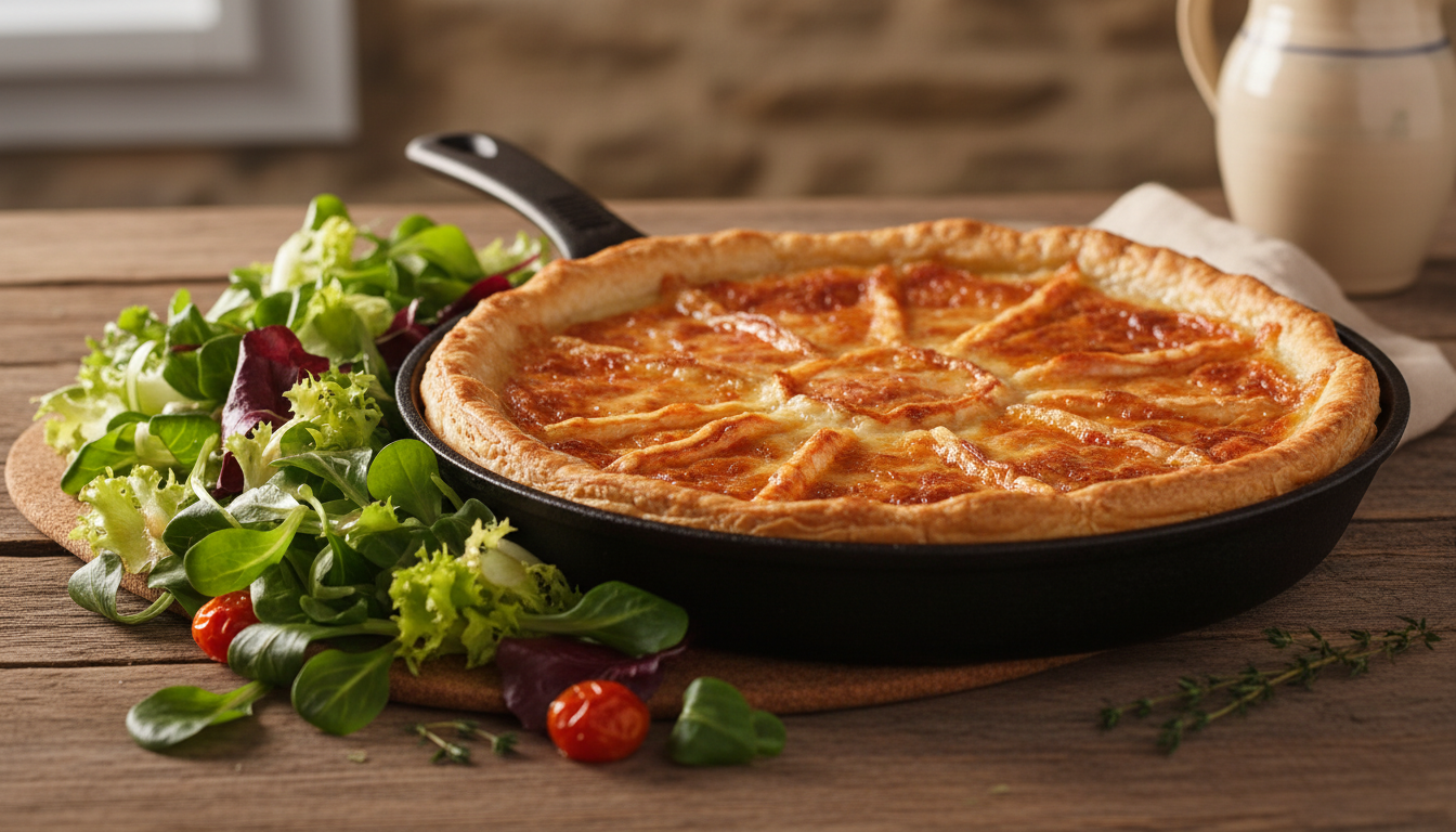 découvrez notre recette authentique de la tourte au maroilles, un plat traditionnel riche en saveurs pour régaler toute la famille.
