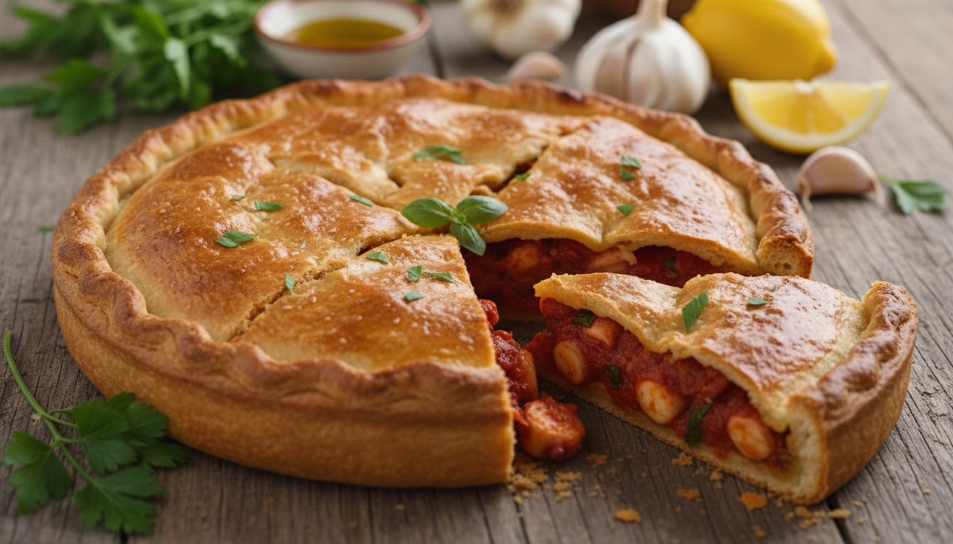 découvrez la recette authentique de la tielle sétoise, cette délicieuse tourte aux poulpes d'origine italienne, pour un voyage gustatif unique en méditerranée.