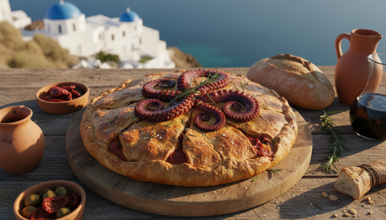 découvrez la recette traditionnelle de la tielle sétoise, une délicieuse tourte aux poulpes d'origine italienne, pour un voyage savoureux au cœur de la méditerranée.