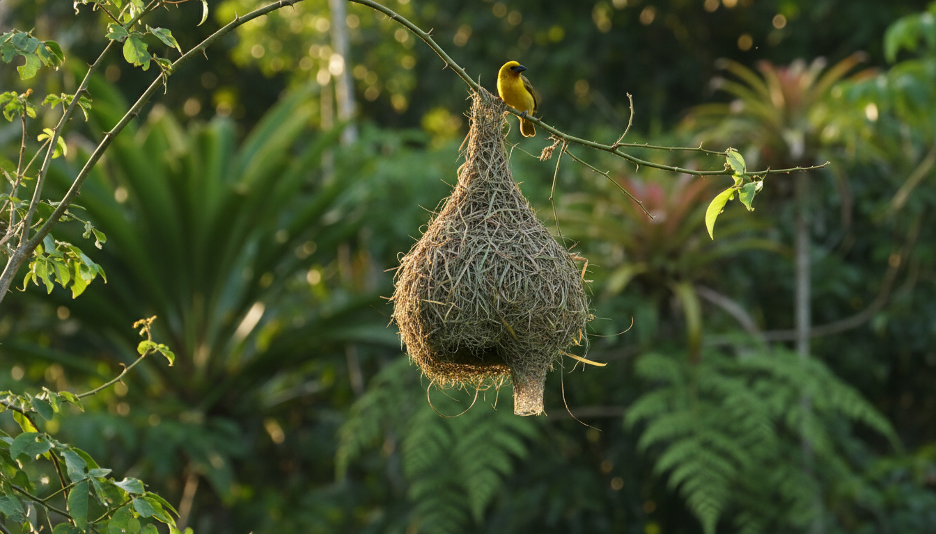 découvrez l'art fascinant des tisserins, hirondelles et flamants, maîtres architectes du monde aviaire, et explorez leurs nids extraordinaires, véritables chefs-d'œuvre naturels.