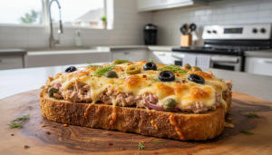 découvrez une recette simple et rapide de toast pizza express au thon, légère et sans gluten, idéale pour un repas savoureux et équilibré.