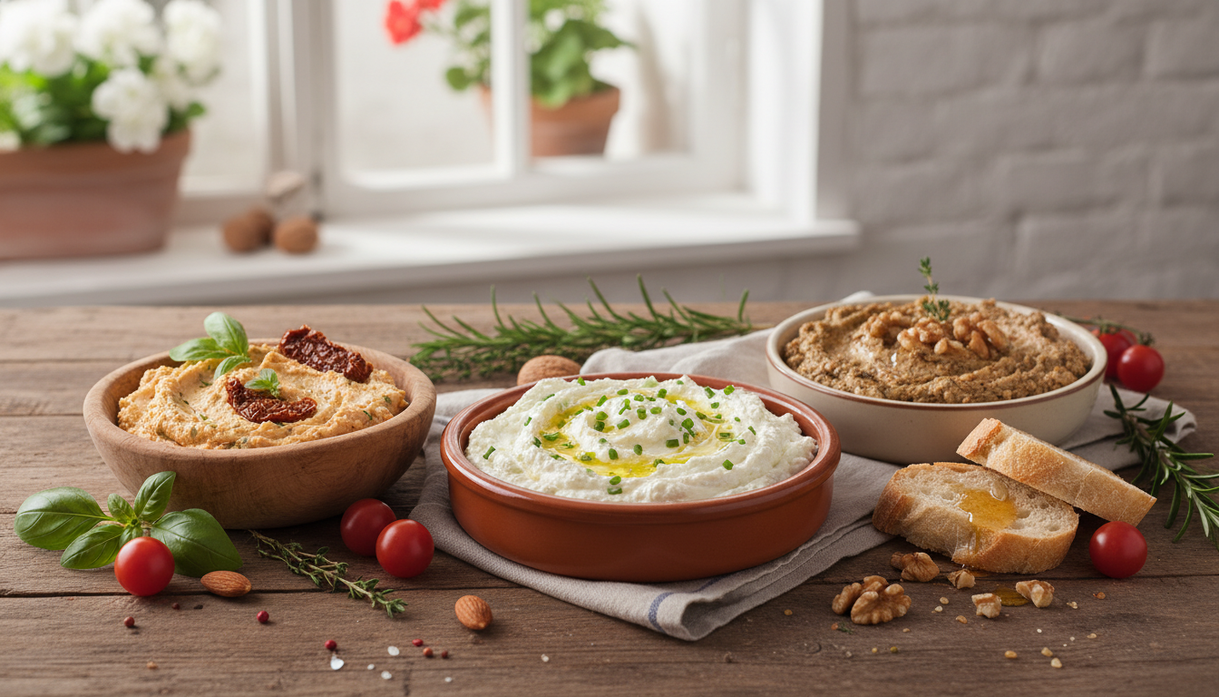 découvrez trois recettes simples et savoureuses de tartinades au fromage frais pour un trio gourmand à savourer à tout moment.