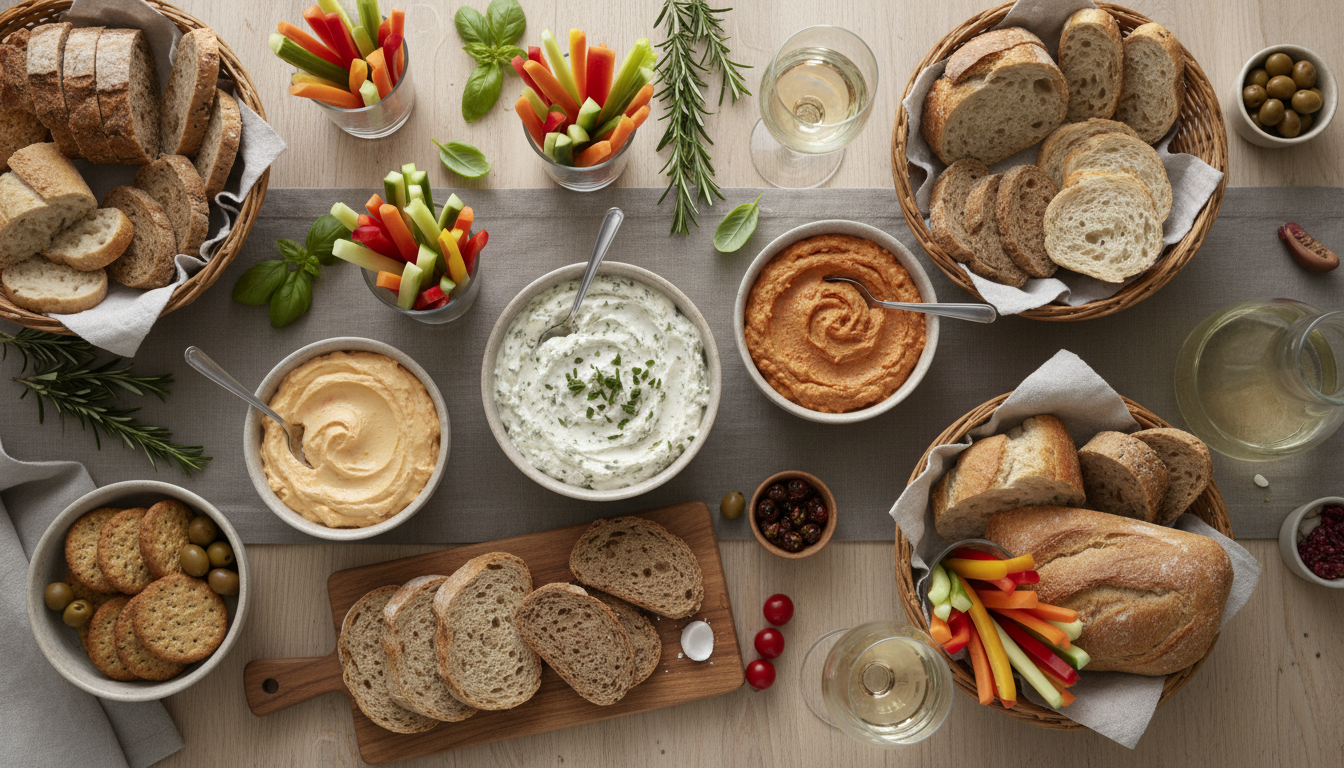 découvrez un trio gourmand de tartinades au fromage frais, avec des recettes simples et savoureuses pour régaler vos papilles facilement.