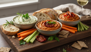 découvrez trois recettes simples et savoureuses de tartinades au fromage frais, parfaites pour un apéritif gourmand et rapide à préparer.