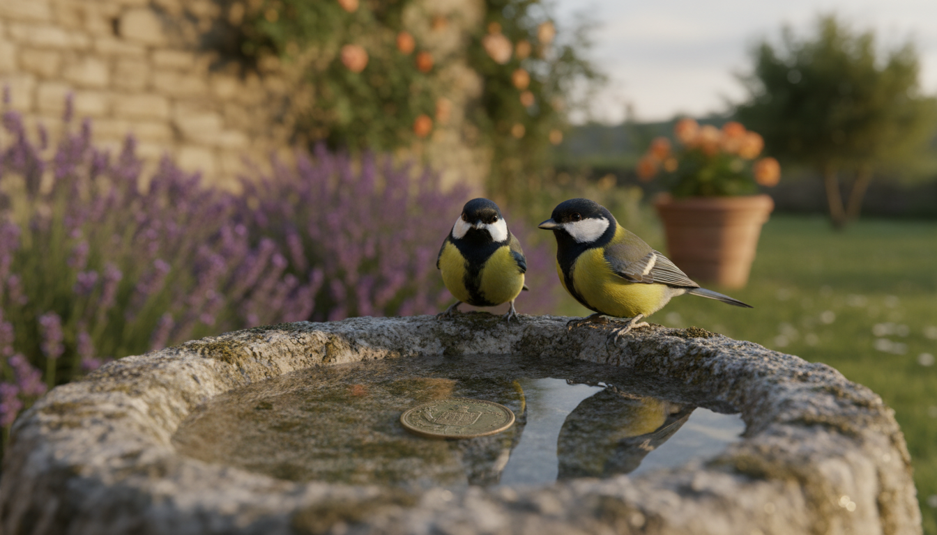 découvrez comment une simple pièce de 5 centimes déposée dans le jardin peut attirer des dizaines de mésanges en un instant, offrant un spectacle naturel fascinant.