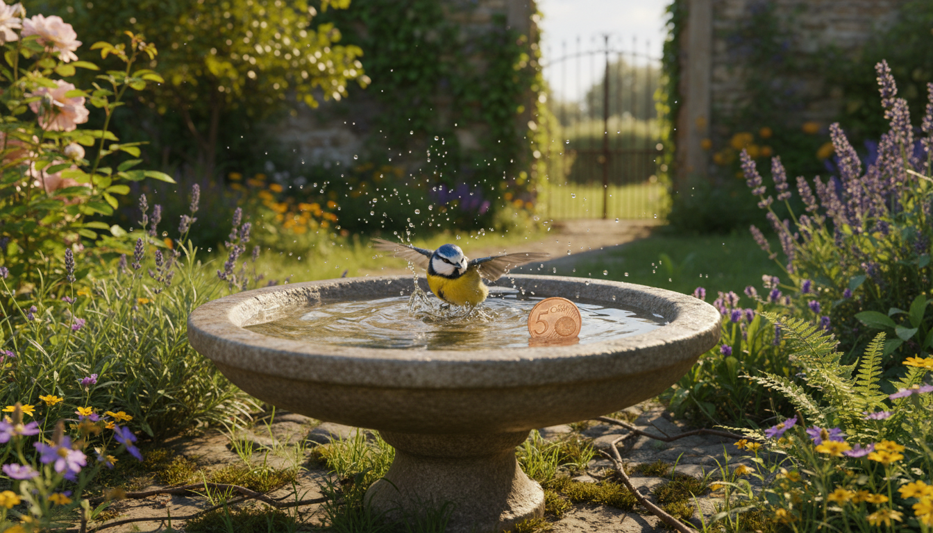 découvrez comment une simple pièce de 5 centimes déposée dans un jardin peut attirer des dizaines de mésanges en un instant, révélant un phénomène naturel fascinant.