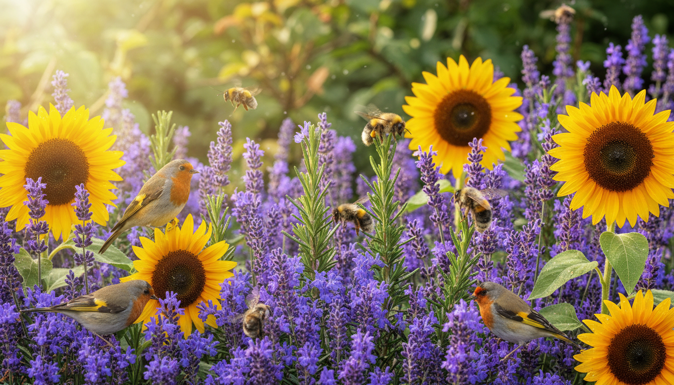 découvrez quelles fleurs associer au romarin pour attirer abeilles et oiseaux dans votre jardin et créer un espace naturel et vivant.