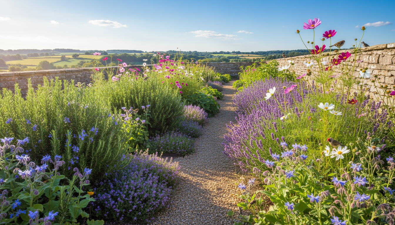découvrez quelles fleurs planter avec le romarin pour attirer abeilles et oiseaux, et transformer votre jardin en un véritable havre de nature et de biodiversité.