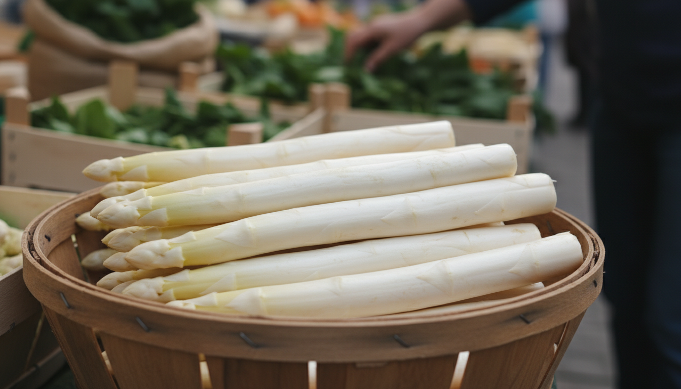 découvrez l'astuce facile au marché pour choisir des asperges blanches fraîches, régulières et délicieuses, parfaites pour régaler vos papilles.