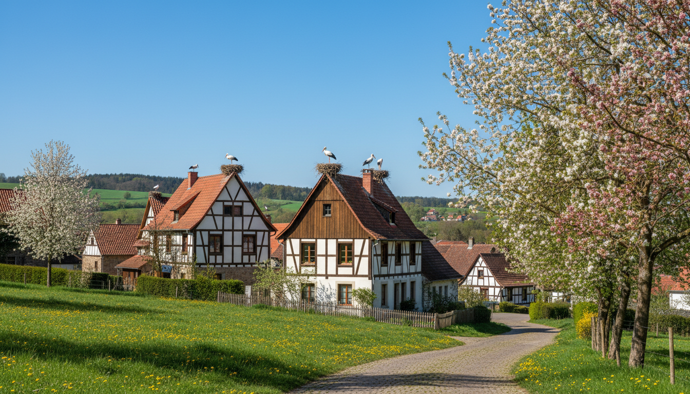découvrez comment des cigognes ont choisi messancy en belgique pour nidifier, évoquant les célèbres paysages d’alsace.