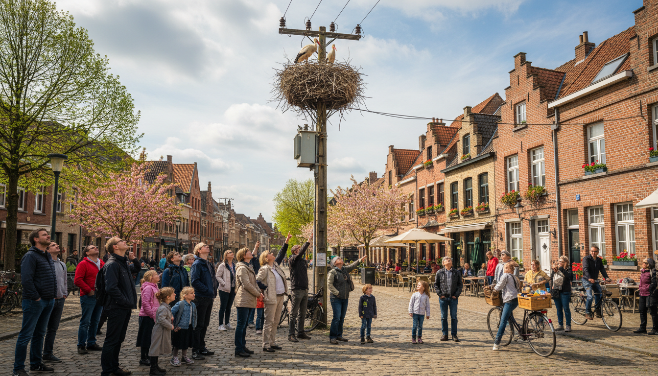 découvrez comment des cigognes ont élu domicile à messancy en belgique, rappelant les célèbres paysages d’alsace, et observez ce phénomène naturel unique.