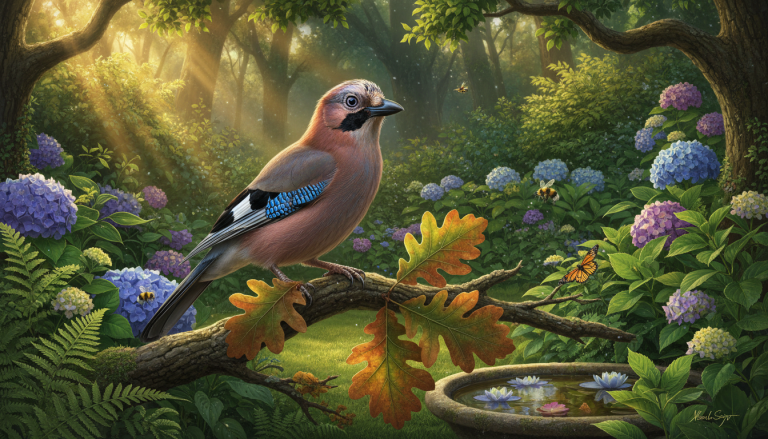 découvrez comment la présence de cet oiseau bruyant dans votre jardin indique la santé de vos arbres et reflète la richesse de la biodiversité locale.