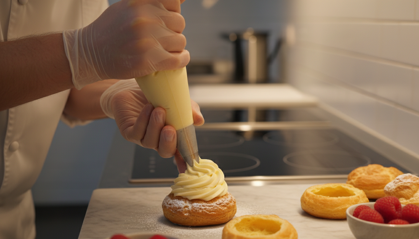 découvrez notre recette facile et rapide de chou à la crème aérienne, un dessert délicieux et léger qui ravira vos papilles à coup sûr.