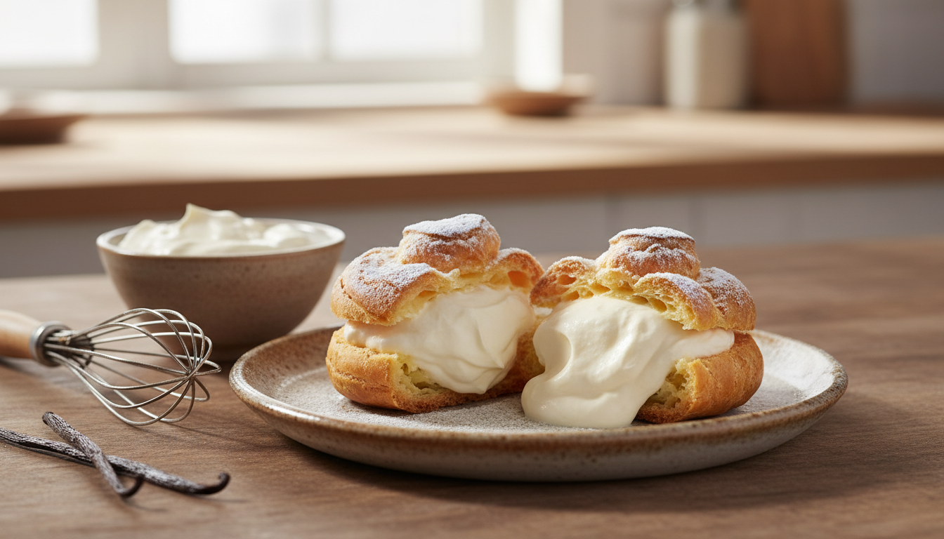 découvrez notre recette facile et rapide de chou à la crème aérienne, un dessert délicieux et léger qui ravira vos papilles à chaque bouchée.