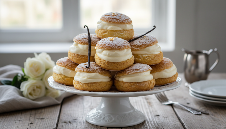découvrez notre recette de chou à la crème aérienne, un dessert délicieux et facile à préparer qui ravira vos papilles.