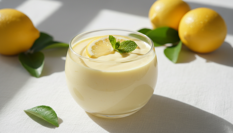 découvrez notre recette légère et saine de crème onctueuse au citron, sans sucre ajouté, pour un délice citronné qui allie saveur et bien-être.