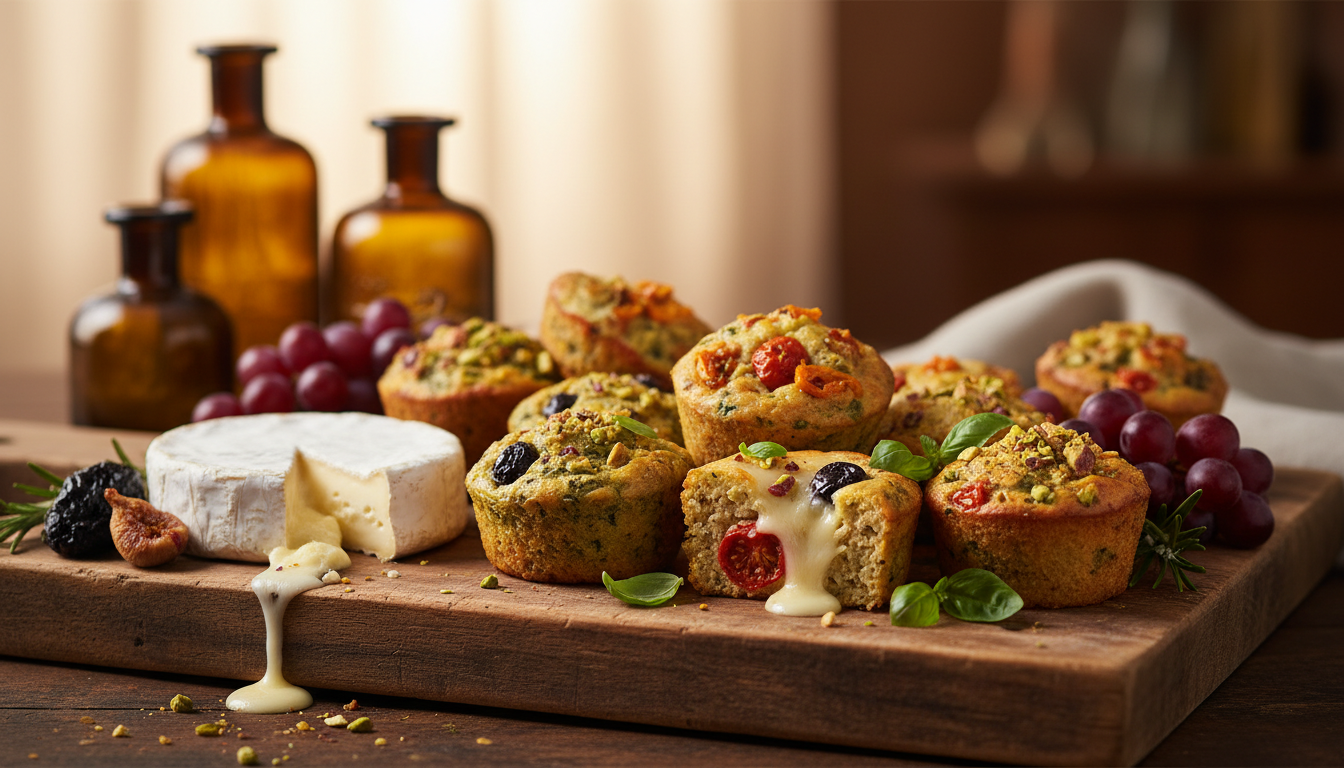 découvrez nos mini-cakes savoureux au chorizo, poivron et fromage fondant, parfaits pour un apéritif gourmand et original qui ravira vos invités.