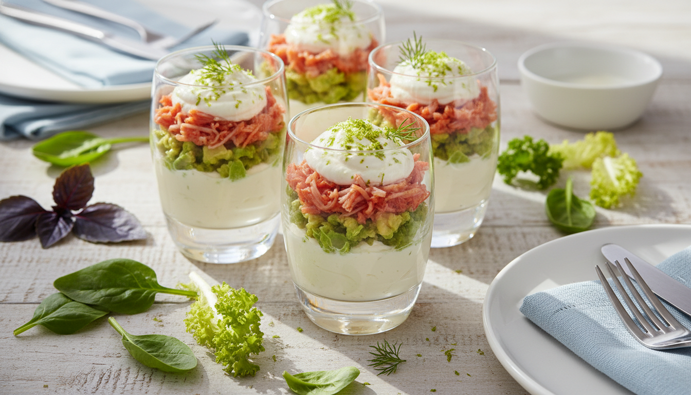 découvrez une recette savoureuse et fraîche avec notre bulle de fromage, avocat, citron vert et surimi, parfaite pour un délice léger et original.