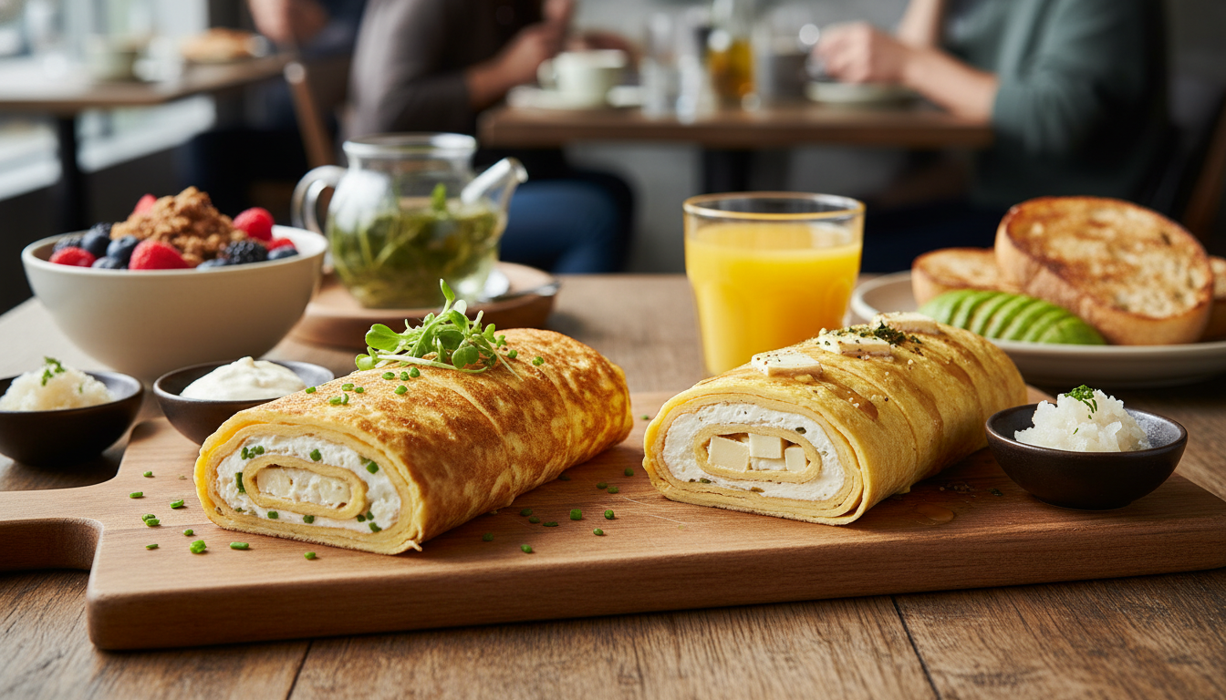 découvrez notre recette incontournable d'omelette roulée au fromage, légère et savoureuse, parfaite pour un repas rapide et gourmand.
