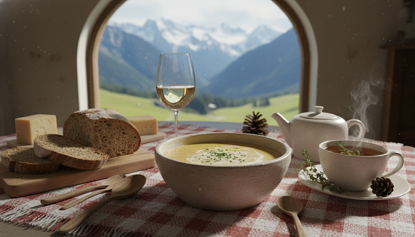 découvrez une recette traditionnelle suisse revisitée : une délicieuse soupe légère à la farine, simple à préparer et savoureuse, parfaite pour un repas réconfortant.