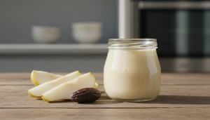 découvrez une délicieuse tartinade légère à la poire et à la fève tonka, une recette gourmande et raffinée parfaite pour accompagner vos goûters et petits-déjeuners.