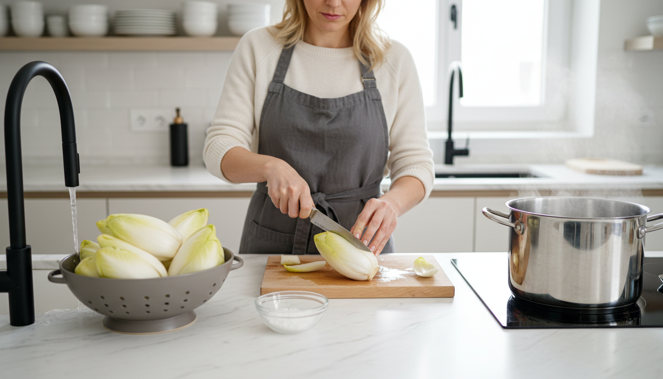 découvrez notre recette simple et gourmande d'endives gratinées au bleu, un plat délicieux qui ravira vos papilles avec sa saveur fromagère riche et fondante.